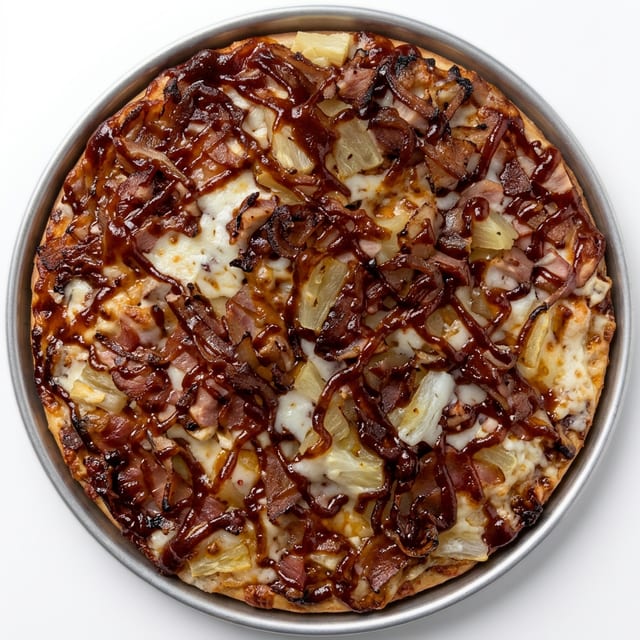Aloha BBQ Chicken Pizza.