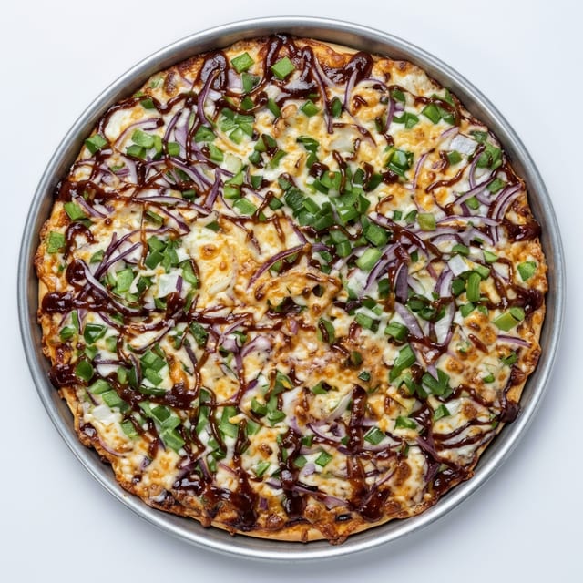 BBQ Chicken Pizza.