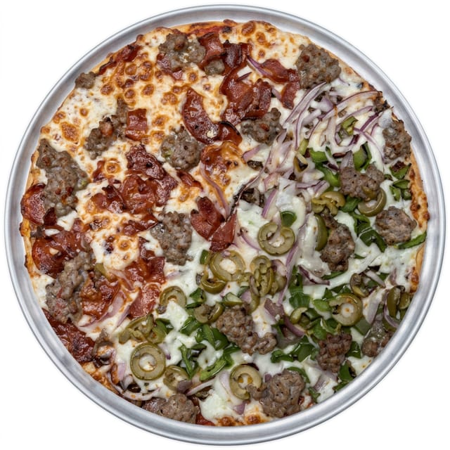3 Topping Pizza.